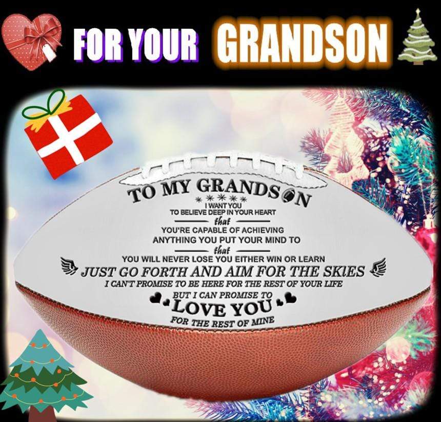 To My Grandson - Football- Never Lose