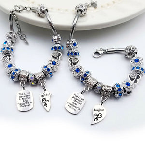Personalized Mother Daughter Eternal Love Bracelets