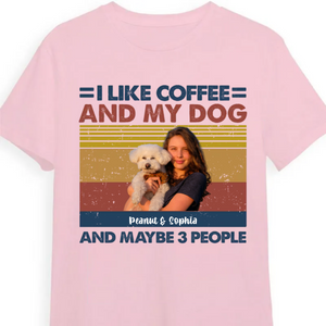 I Like Beer And My Dogs - Dog Personalized Custom Unisex T-shirt - Image Upload