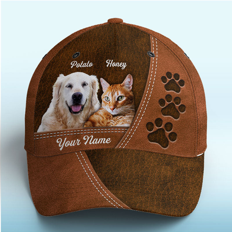 Custom Photo You Are My Beloved Pets - Dog & Cat Personalized Custom All Over Print Classic Cap - Gift For Pet Owners, Pet Lovers