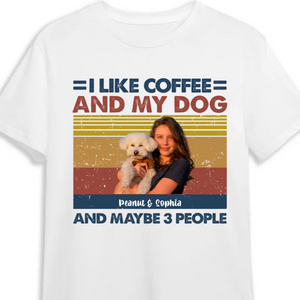 I Like Beer And My Dogs - Dog Personalized Custom Unisex T-shirt - Image Upload